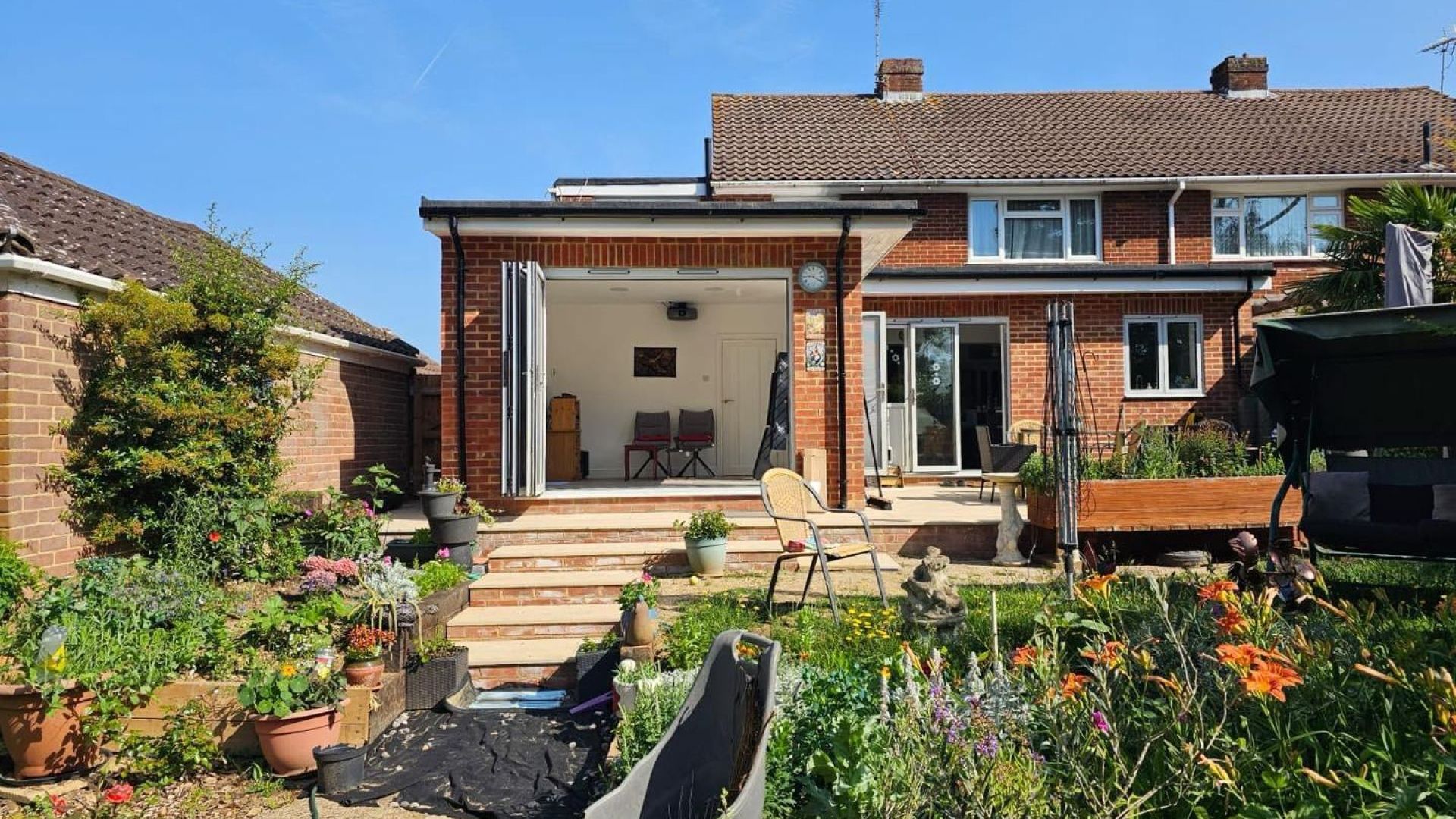 Extension Bi-Folding Doors 