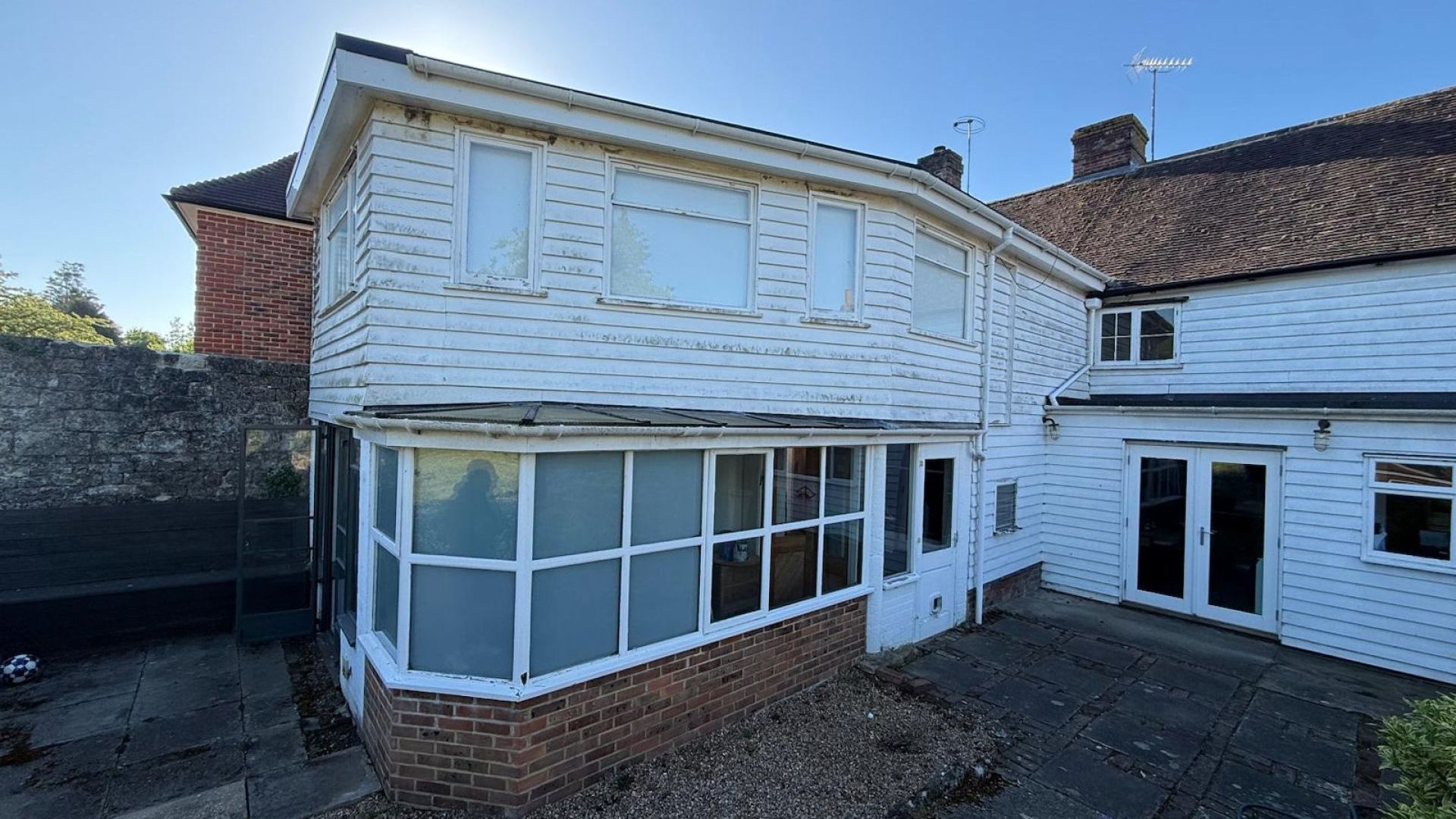 Rear of listed Property