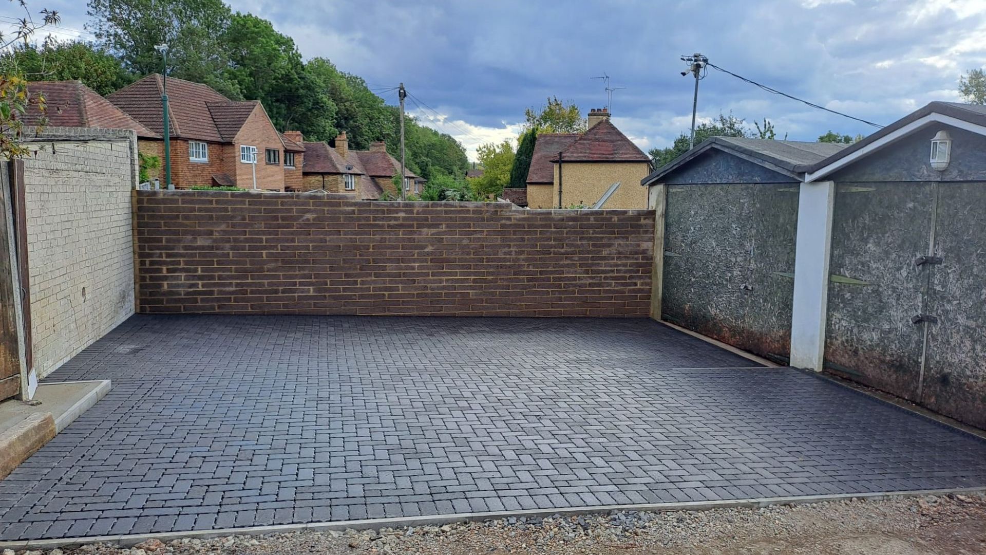 Sevenoaks permeable driveway complete