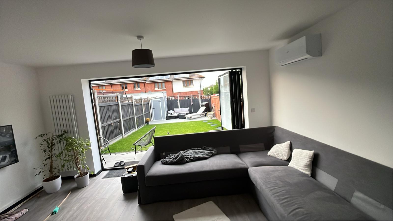 Bi-folding doors installed 