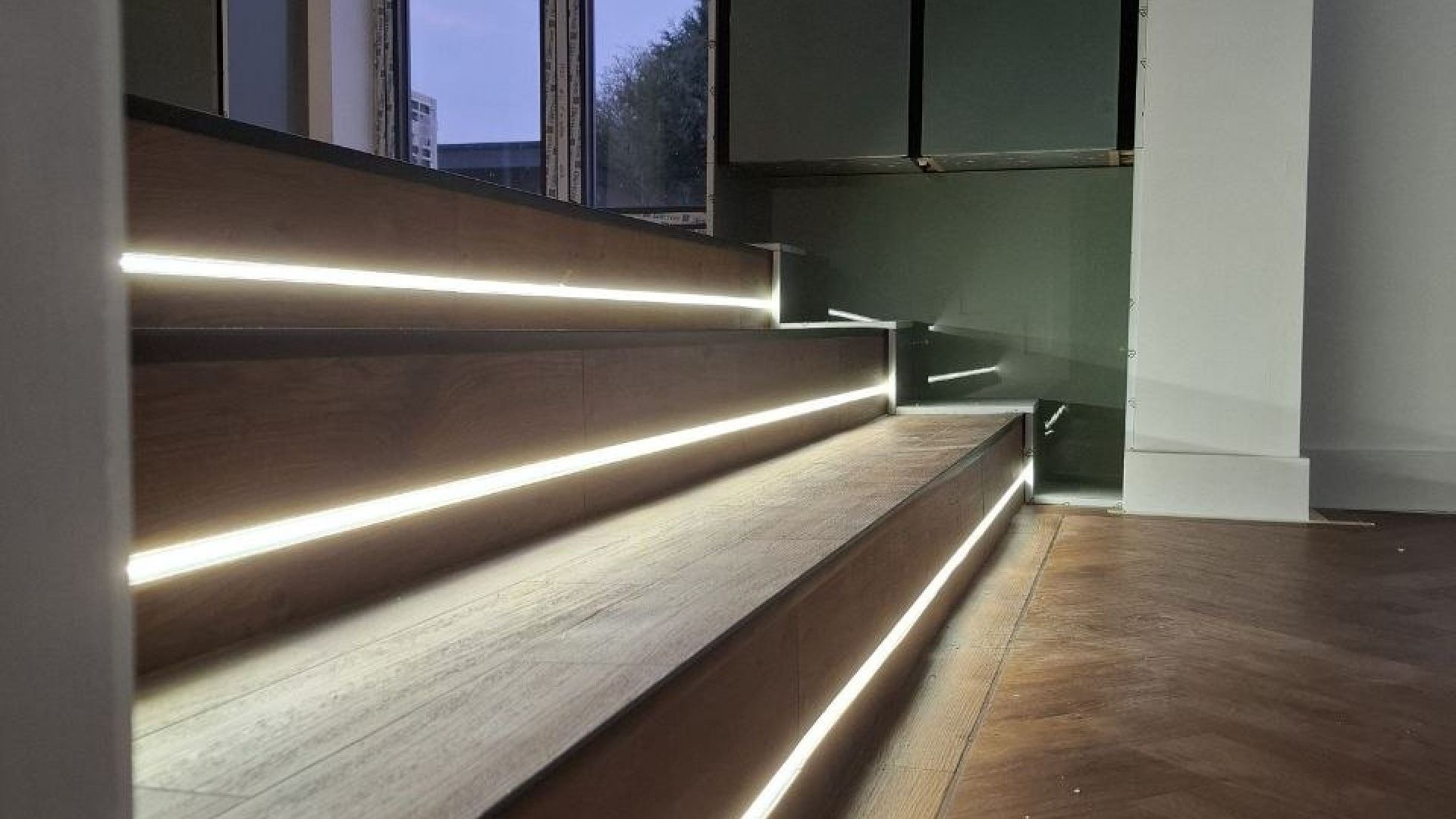 stairs led 
