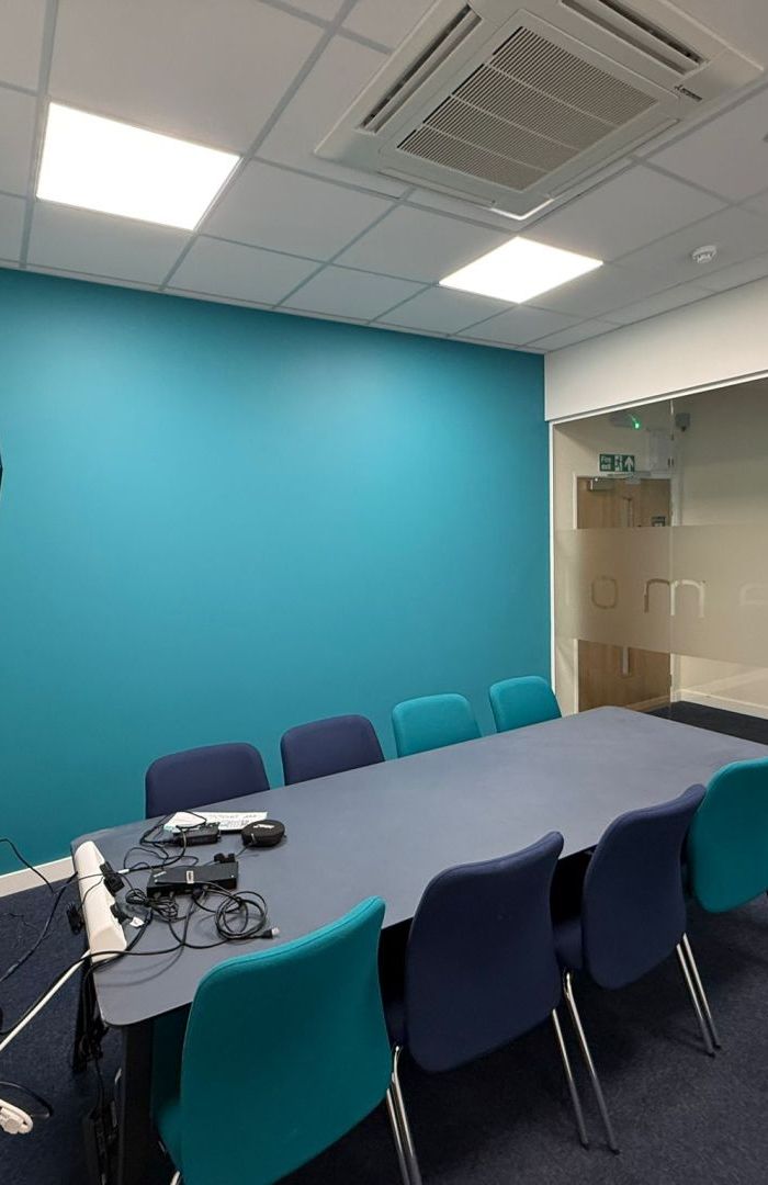 Office one Teal painting decoration