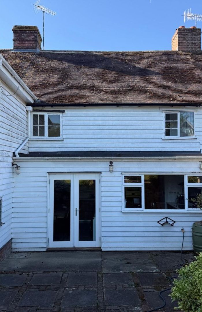Rear of Listed property 