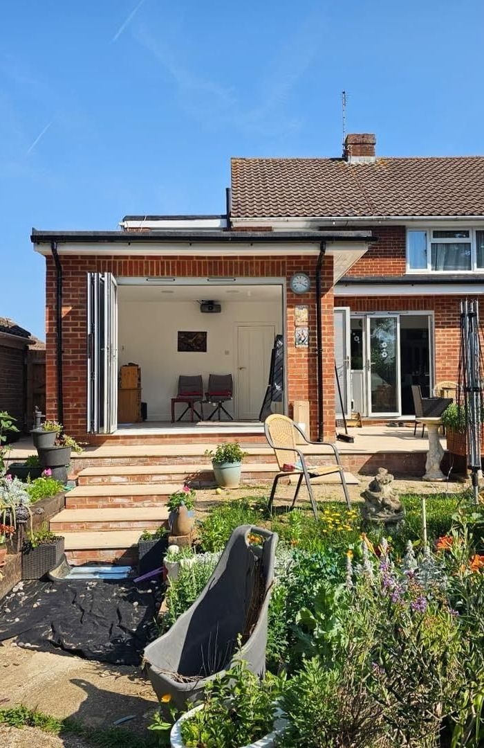 Extension Bi-Folding Doors 