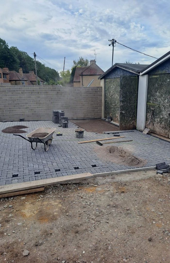 sevenoaks permeable driveway almost there