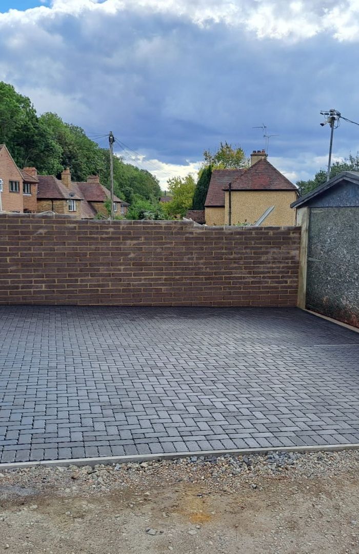 Sevenoaks permeable driveway complete