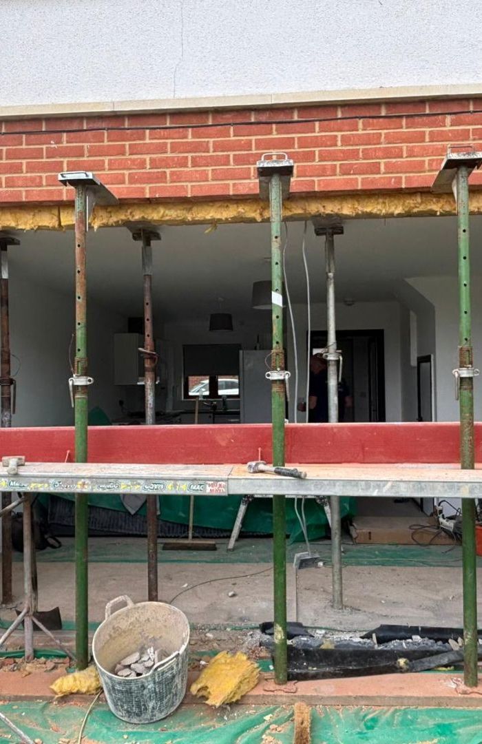 install of steel beam