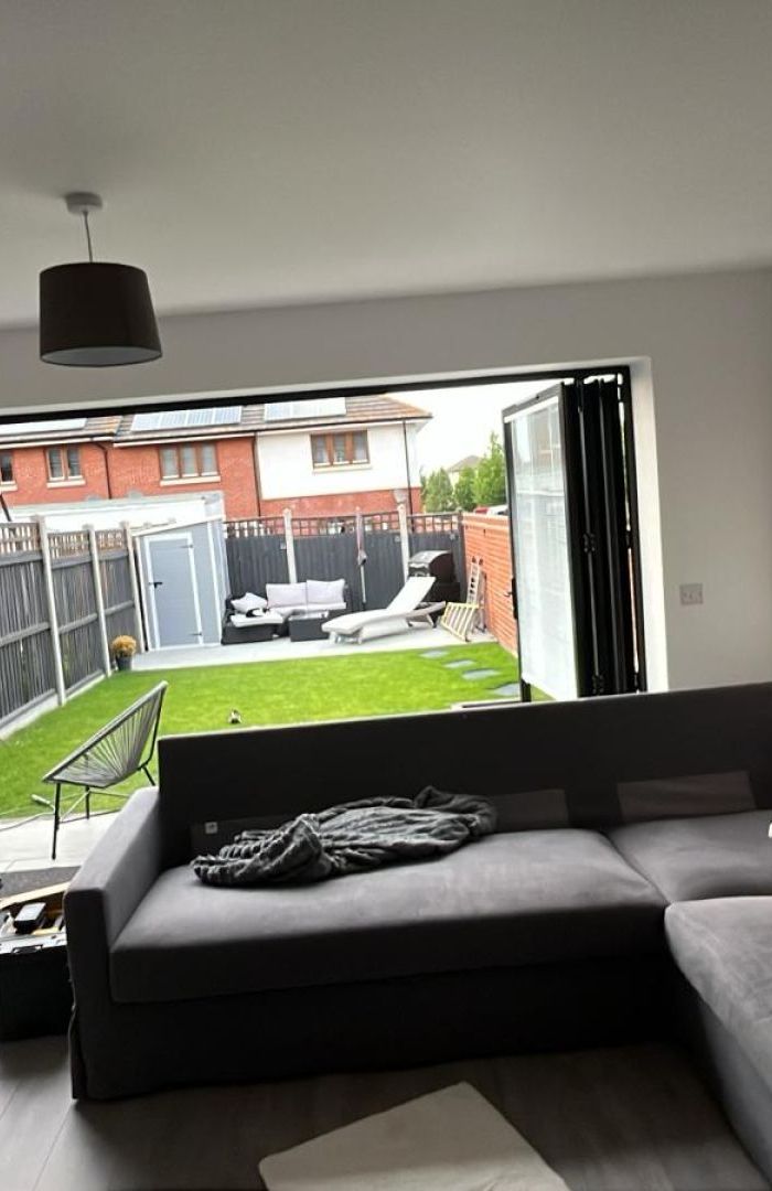 Bi-folding doors installed 